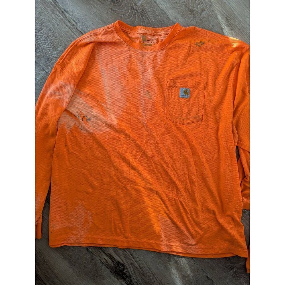 5/25 Sz 3X Construction Shirts Long Sleeve w/ Pockets - Picture 5 of 8